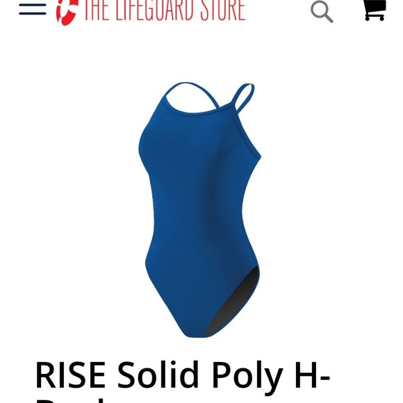 RISE Solid Poly-H Swimsuit - Picture 1 of 5